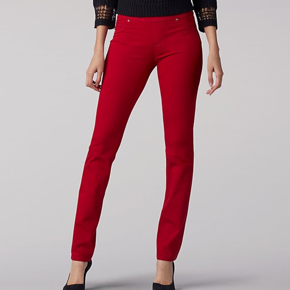 lee sculpting slim fit slim leg pull on jean